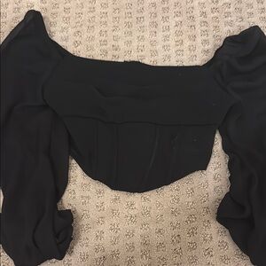 Elegant Black Women's Top